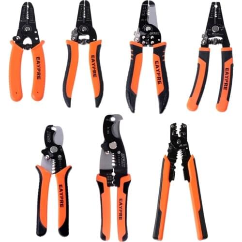 Multifunctional Cable Wire Stripper Cutter Crimper Cutting Pliers Handle Tools A0KF