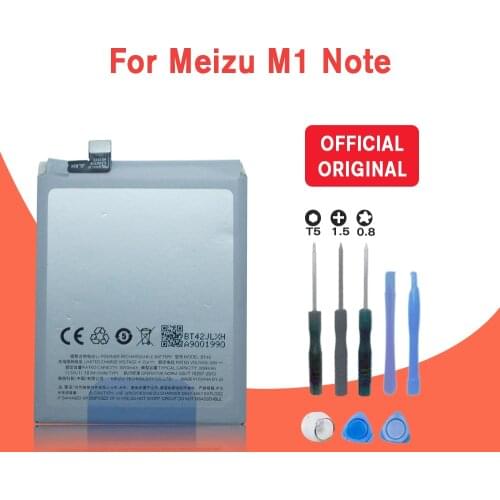 Original Backup for Meilan note 2 BT42C Battery 3100 mAh Smart Mobile Phone for Meizu M1 BT42 note