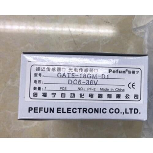 Genuine induction switch, proximity switch GAT5-18GM-D1, DC two wire pefun