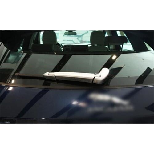 Fit For Jaguar F-PACE 2016 Car Rear Tail Rain Wiper Nozzel Cover Trim Styling Sticker Car-covers 3Pcs/set