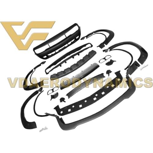 Suitable For 15-19 Dodge Charger VAD-HC PP Wide Body Kit - includes Front Bumper and Wide Fender Flares