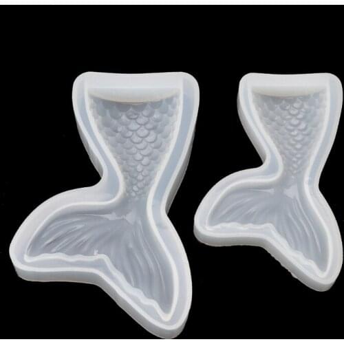 Beauty Fish Tail Silicone Mold for Jewelry Resin Making DIY Craft Jewelry Tools