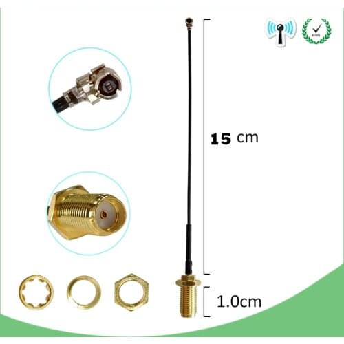 15cm Extension ipex1 ipex wifi antenna Cord UFL to RP-SMA Connector Antenna WiFi Pigtail Cable IPX to RP-SMA female to IPX