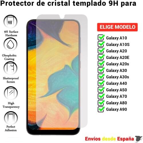 Screen Protector for Samsung Galaxy A10 A10S A20 A20E A20s A30 A30s A40 A50 A70 A80 A90. Clear tempered glass