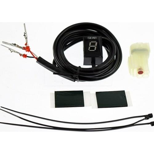 Motorcycle LCD Electronics 6Speed 1-6 Level Gear Indicator LED Digital Gear Meter Accessories For Kawasaki Z750R Ninja 400R 650R