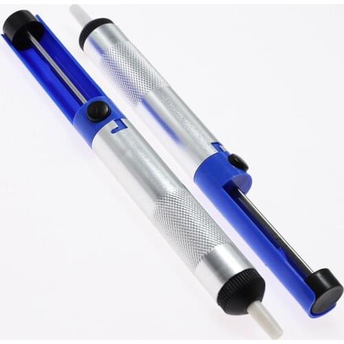 1pcs Aluminum Metal Desoldering Pump Suction Tin Gun Soldering Sucker Pen Removal Vacuum Solder Iron Desolder Hand Welder Tools