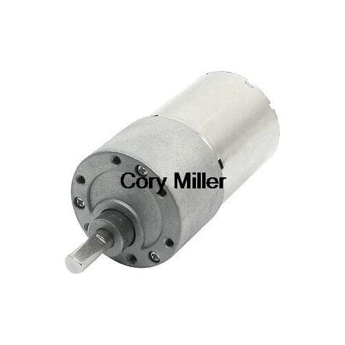 24V 6mm Shaft 200 r/min High Torque Speed Reducer DC Gear Motor