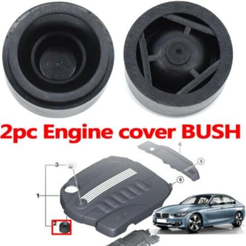 2x For Mini Bmw 1 2 3 4 5 6 7 X1 X3 X4 X5 X6 Engine Cover Rubber Mount Bush Car Accessories