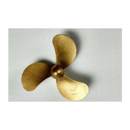 4mm RC Boat Shaft Propeller M4 Zinc Alloy Propeller For Boat Model Diameter 43.5mm