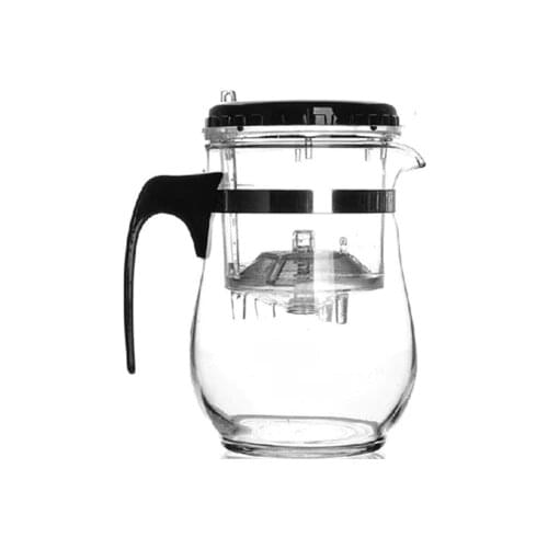 500ml heat-resistant glass teapot Genuine teacup water glass pot herbal puer tea filtering liner kettle