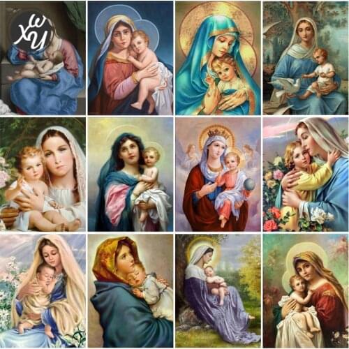 Diamond Painting Virgin Mary Diamond Art Religious Cross Stitch Kits Diamond Mosaic Drill Embroidery Diy Full Diamond Embroidery