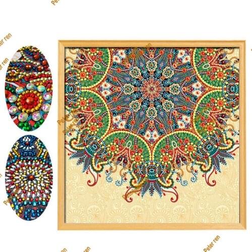 Special Shaped Diamond Painting DIY Flower Full Diamond Point Tile Stone Embroidery Cross Stitch Mosaic embroidery crafts arts