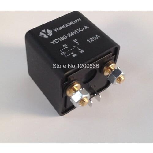 24V 120A car relay high-current contactor vehicle switch modification