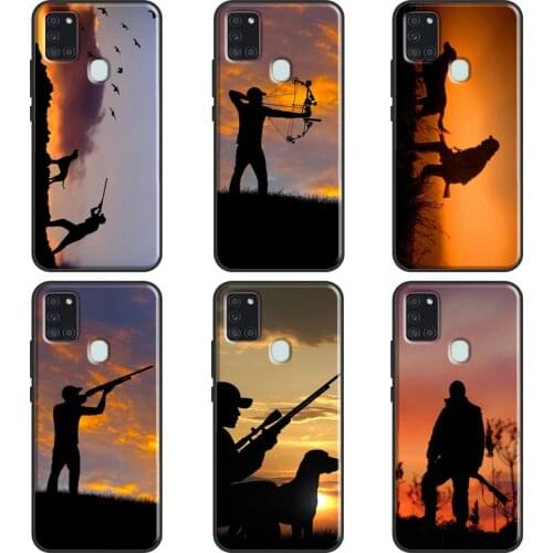 Bird Duck Hunting Sunset Case Cover For Samsung A72 A52 A32 A12 A10 A20 A30S A40 A50 A70 A11 A31 A51 A71 A20e A21S