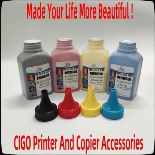 For Lanier Savin Ricoh SP C252 C262 Printer Color Toner,For Ricoh SPC 252 262 SPC252 SPC262 Refill Toner Powder,With Toner Chip