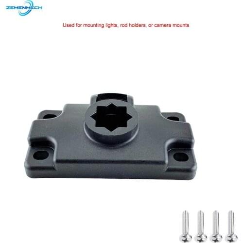 Rod Holder Mount Base Boat Marine Sea Inflatable Kayak Canoe Support Holder Pole Rack Fishing Tackle Rod Accessories Boat Dinghy