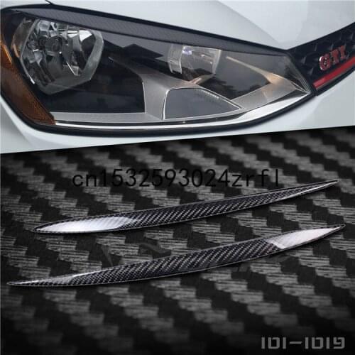 For Volkswagen GOLF7 MK7 Modified Carbon Fiber Lamp Eyebrow