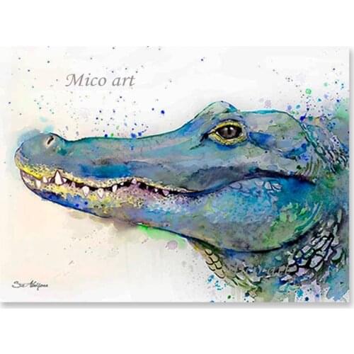 Home Decor Canvas Artwork Hand Painted Animal Picture Oil Painting No Frame Children Room Wall Decor Canvas Wall Art Pieces