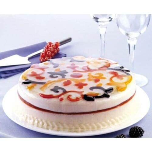 FILBAKE Bakeware Round Ornamental Floral Shaped Silicone Plum Baking Pan Cake Mold Dessert DIY For Pudding Silicone Cake Mold