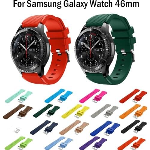 Gear S3 Frontier Strap For Samsung Galaxy watch 46mm 22mm watch band correa Gear S 3 Classic silicone bracelet amazfit