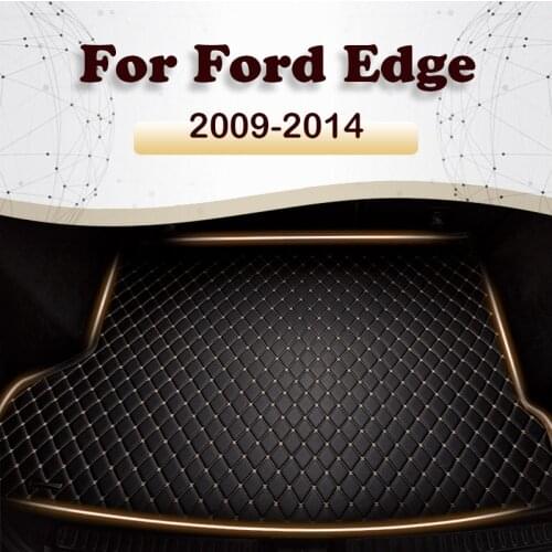 Car trunk mat for Ford Edge 2012 2013 2014 cargo liner carpet interior accessories cover
