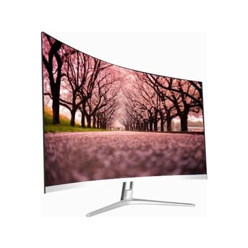 Ultra wide curved screen desktop monitor 23.6 23.8 24 inch 75Hz audio dvi hd input screen display for computer