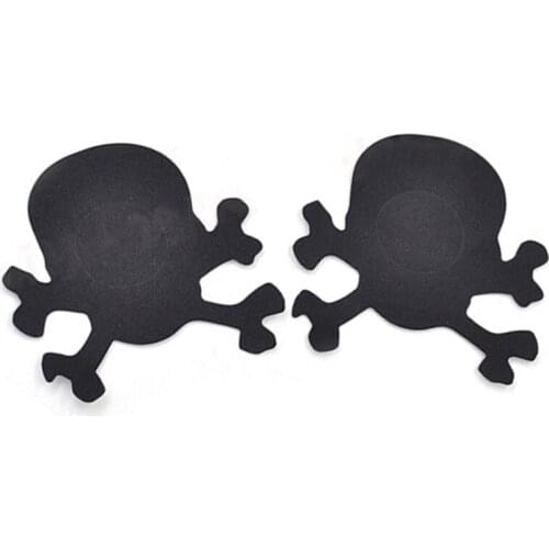 Sexy Women Pasties Skull Shape Breast Tape Fetish Nipple Cover Self Adhesive Nipple Stickers Disposable Cubre Pezon