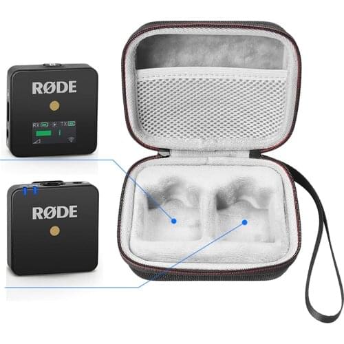 Newest Hard EVA Portable Carrying Storage Bag Box Case for Rode Wireless GO Wireless Microphone System