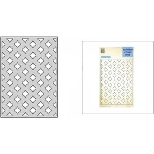 2021 New Layered Clear Cone Plate Metal Cutting Dies for DIY Scrapbooking Decor and Card Making Paper Craft Embossing No Stamps