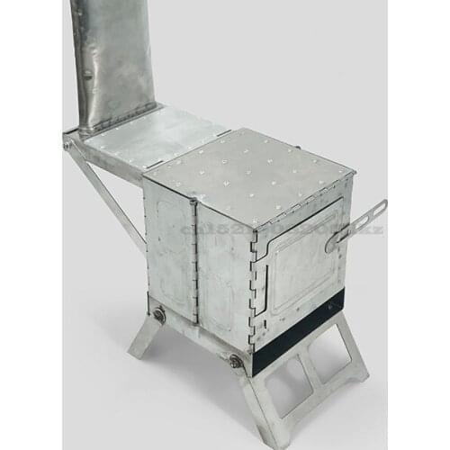 Mini Folding Barbecue Grill Outdoor Camping Portable Wood Stove Body Wash 304 Stainless Steel Multifunctional Heating Stove