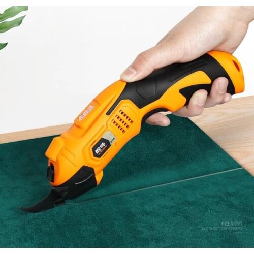 Portable 3.6V Electric Scissors/ Electric cutter for cloth leather fabric textile, tungsten blade cutting head