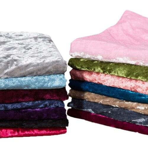 Stretchable Velvet Diamond Fabric For Dress Elastic Material Luster Cloth Sewing Handmade Pants And DIY Patchwork Shirt