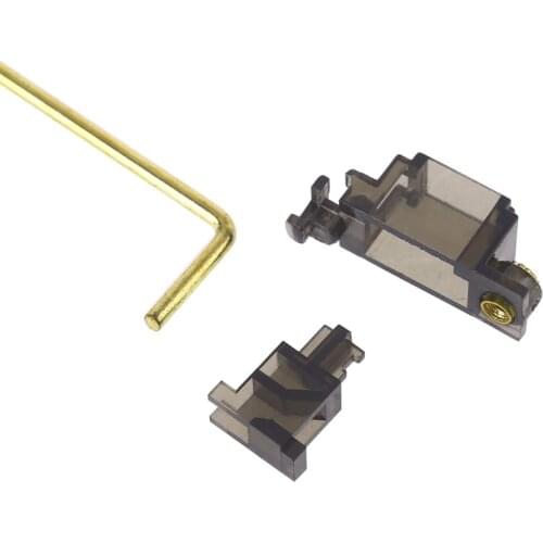 Gray Transparent Gold Plated PCBs Screw-in Stabilizer for Custom Mechanical Keyboard gh60 xd64 xd84 6.25x 2x xd96 xd87