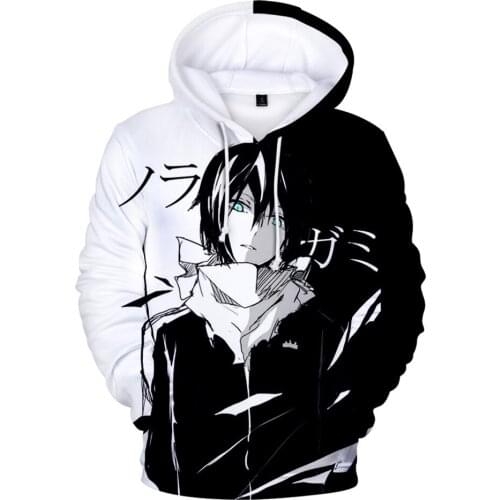 New Noragami Hoodies Sweatshirts Pullover Harajuku Mens Clothing 3D Print Hoody Casual Oversized Sweatshirt Anime Hoodie Hooded