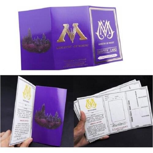 Harried Magic School Magic Identity card The Marauders Map of Wizarding World Cosplay Ticket Admission Letter cosplay Gift toy