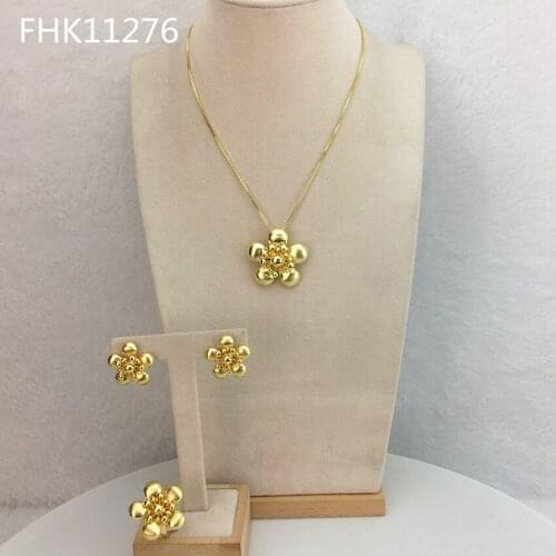 YUMINGLAI New Arrivals Elegant Design Dubai African Ladies Jewelry Set FHK11276