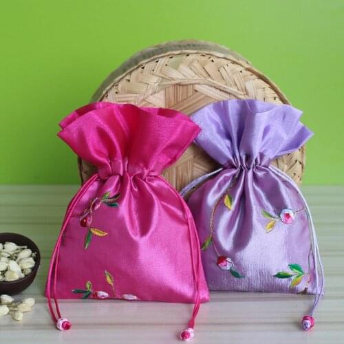 1pc Mixed style Quality embroidery Earring bracelet jewelry bag Pounch empty sachets