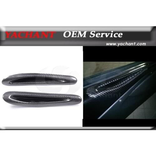 Car-Styling Carbon Fiber Inner Door Handle Panel 2 Pcs Fit For 2004-2011 Lotus Exige S2 Elise S2 Inner Door Handle Replacement