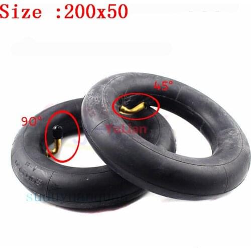 200 X 50 Inner Tube 200*50 Inner Camera 8x2 Inch Inner Tire for Gas & Electric Scooter Pocket Bike Accessories