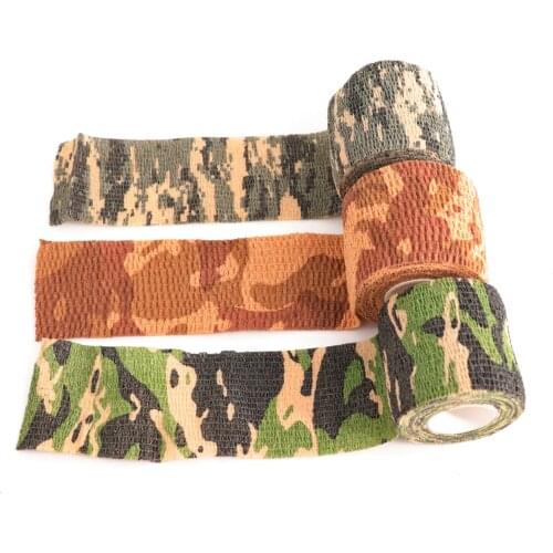 4.5m*5cm Hunting Camouflage Tape Outdoor Camo Gun Hunting Waterproof Camping Stealth Duct Tape Camouflage Cycling Stickers
