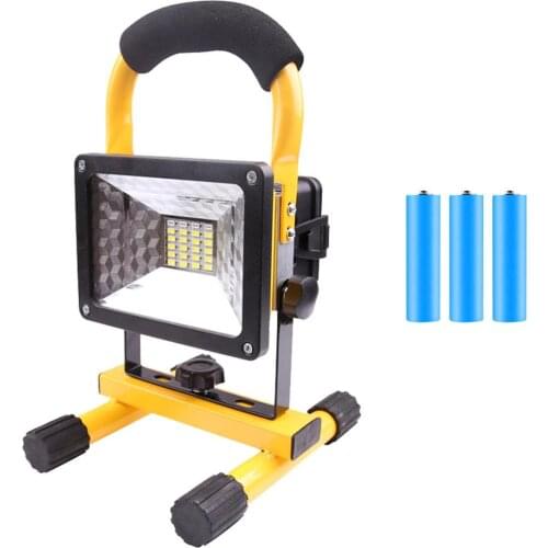 30W 2400LM Emergency Floodlight IP44 Waterproof Portable 3 Modes Rechargeable Flood Lamp for Indoor Emergency Outdoor Camping
