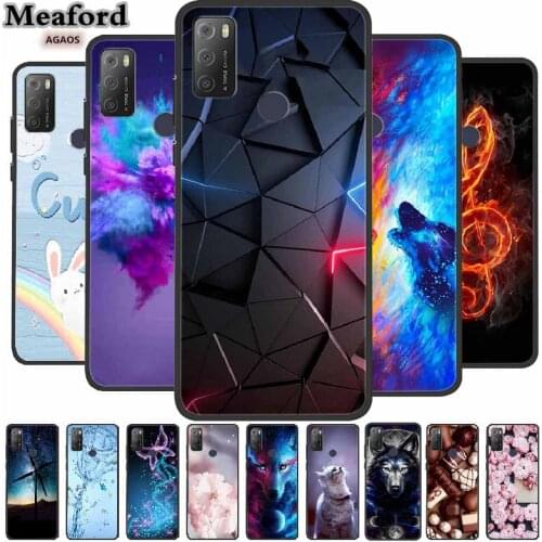 For Alcatel 1S 2021 Case Silicone Waterproof TPU Soft Phone Case For Alcatel 1S 1 S 2020 Case Cartoon Coque Funda For 1SE 2020