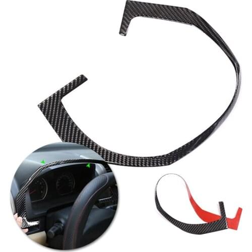 For Honda CR-V CRV 2007 2008 2009 2010 2011 Car Accessories Interior Steering Wheel Dashboard Panel Frame Carbon Fiber Cover