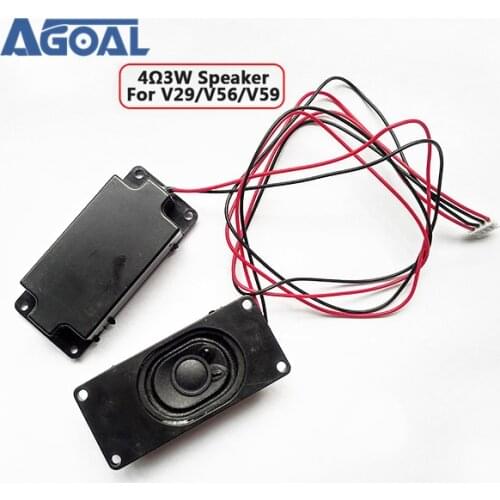 For V59/56/59 3463A SKR.03 4 Ohm 3W LCD Panel Speaker Amplifier audio frequency Output - Black (30mm x 70mm) 1 Pair