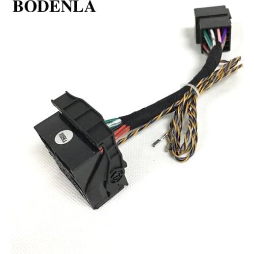 RCD330 Plus RCD510 RCD310 Canbus Adapter ISO To Quadlock Conversion Cable For VW Golf Jetta 5 6 MK5 MK6 Passat B6 Tiguan Vento