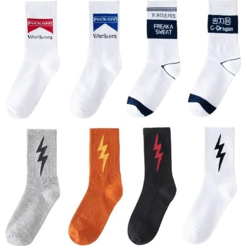 Mens and womens sock seasons hip-hop street fashion socks bobbin casual socks