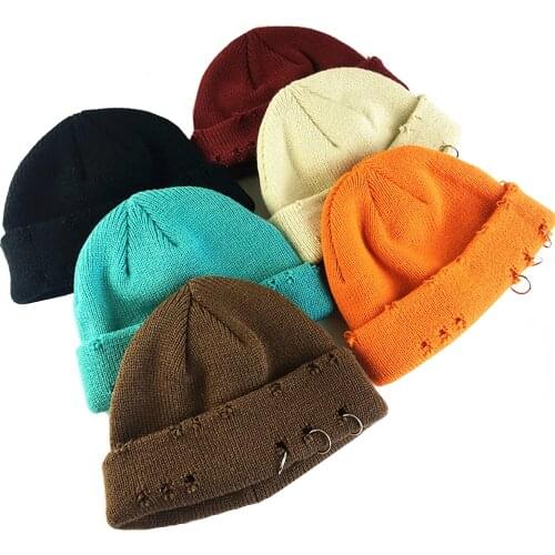 Women Lace Knitted Cap Slouchy Beanie Skullies Caps Fashion Flower Female Winter Stylish Butterfly Beanies Hat