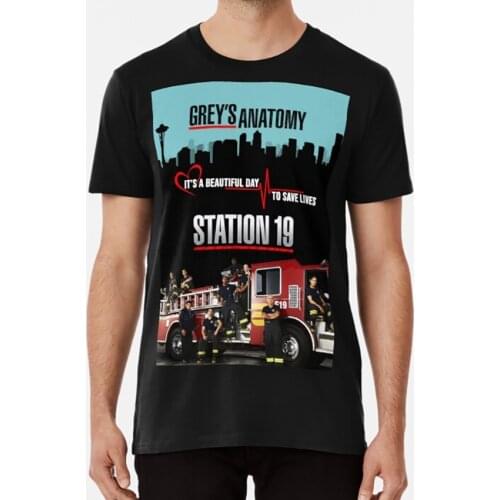 Greys Anatomy Station 19 t shirt station19 firefighters doctors mandycali frame series seriestv abc