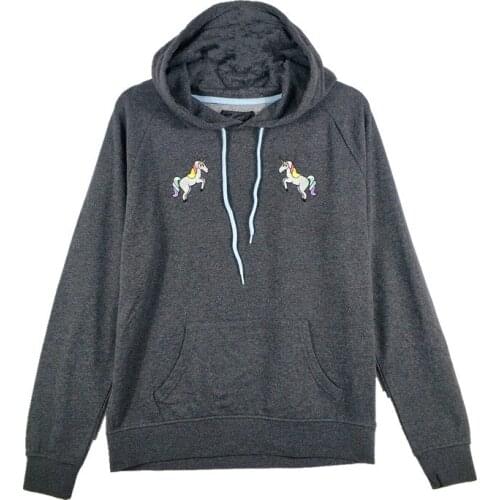 Womens Unicorn Pullover Hoodie Sweatshirt