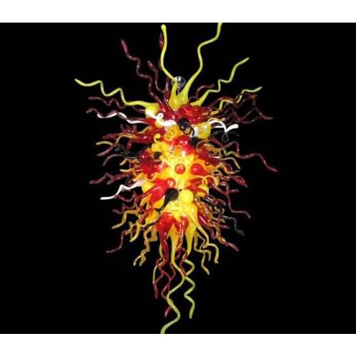 110v/120v Contemporary Modern Art Decor Light Blown Murano Glass Chandelier With LED Bulbs